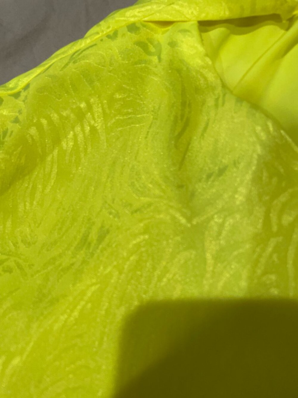 GUESS Neon Yellow Slip Dress (XS) - Picture 3 of 5